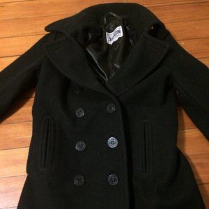 Schott Women's Wool PeaCoat Size Medium